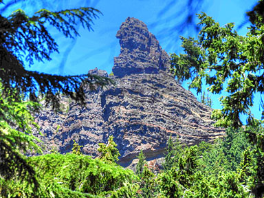 iron mtn from wagon road trail graphic