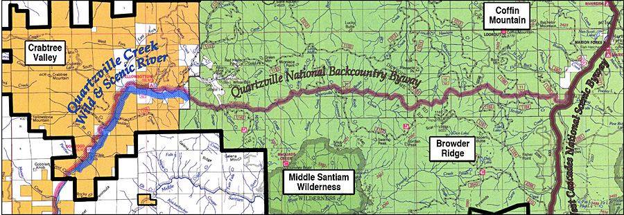 Quartzville National Backcountry Byway